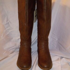 Lifestride WC Brown Knee-High Women's Boots